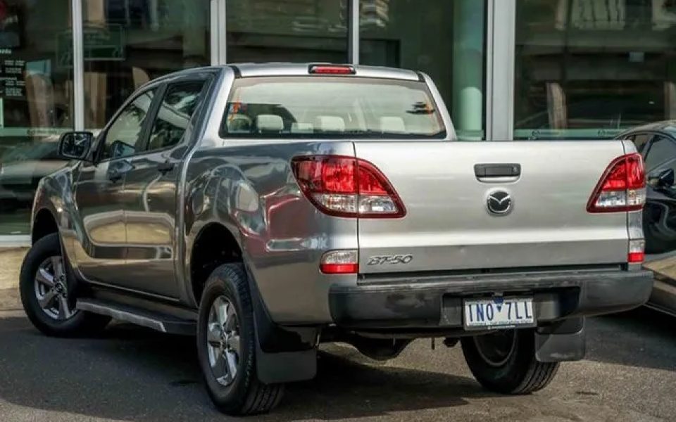 2017 Mazda BT-50 UR0YG1 XT 4x2 Hi-Rider Aluminium 6 Speed Sports Automatic Utility