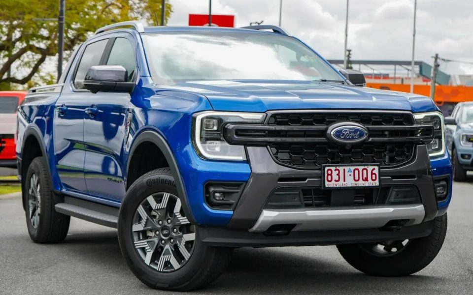 2025 Ford Ranger PY 2025.75MY PHEV Pick-up Double Cab MHT Wildtrak Blue 10 Speed Automatic Dual Cab