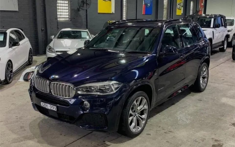 2014 BMW X5 F15 xDrive50i Carbon Black Metallic Sports Automatic Wagon