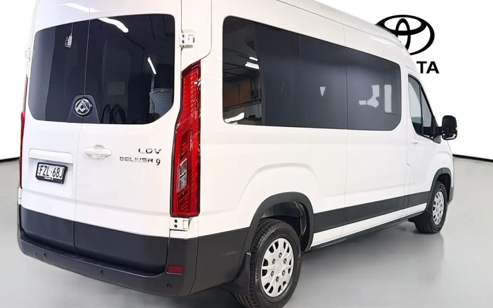 2026 LDV Deliver 9LWB Mid Roof Bus Rear Wheel Drive Automatic $52,990 # 2,814km 2026 2.0L Located at: Sales & ServiceR03779EnquireSee Details