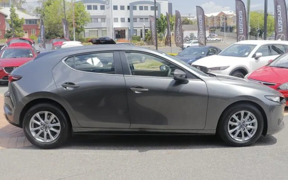2026 Mazda 3 BP2H7A G20 SKYACTIV-Drive Pure Machine Grey 6 Speed Sports Automatic Hatchback