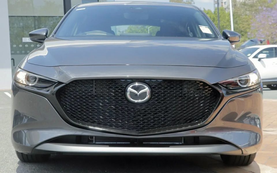 2026 Mazda 3 BP2H7A G20 SKYACTIV-Drive Pure Machine Grey 6 Speed Sports Automatic Hatchback