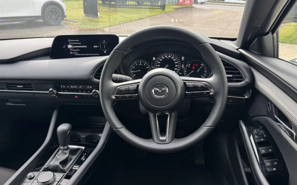 2026 Mazda 3 BP2H7A G20 SKYACTIV-Drive Evolve Snowflake White Pearl 6 Speed Sports Automatic