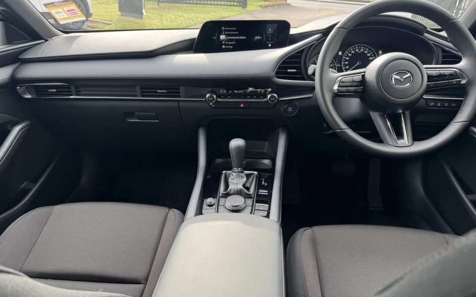 2026 Mazda 3 BP2H7A G20 SKYACTIV-Drive Evolve Snowflake White Pearl 6 Speed Sports Automatic