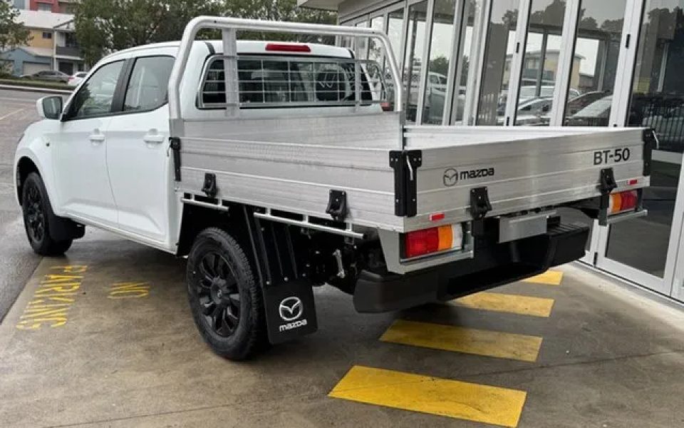 2026 Mazda BT-50 TFS40J XT Ice White 6 Speed Sports Automatic Cab Chassis
