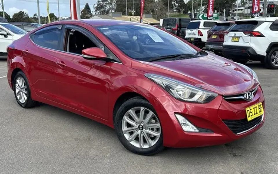 2014 Hyundai Elantra MD3 Trophy Red 6 Speed Sports Automatic Sedan