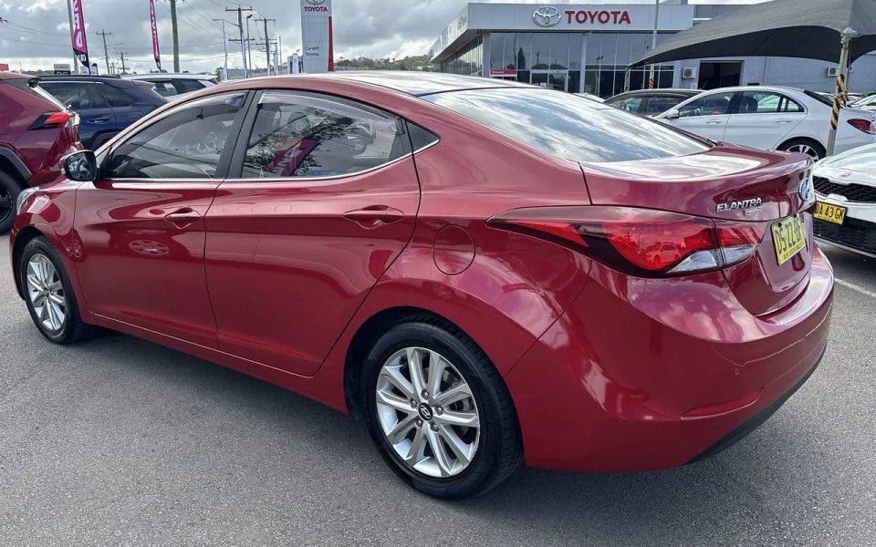 2014 Hyundai Elantra MD3 Trophy Red 6 Speed Sports Automatic Sedan