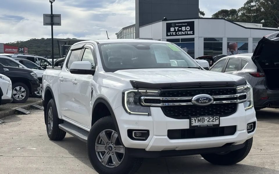 2022 Ford Ranger PY 2022MY XLT Pick-up Double Cab FullTime 4WD DR White 10 Speed Sports Automatic