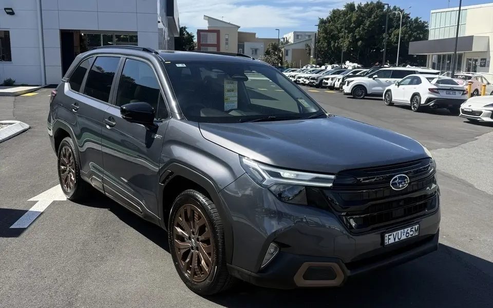 2025 Subaru Forester S6 MY26 Hybrid Sport CVT AWD Magnetite Grey 8 Speed Constant Variable Wagon