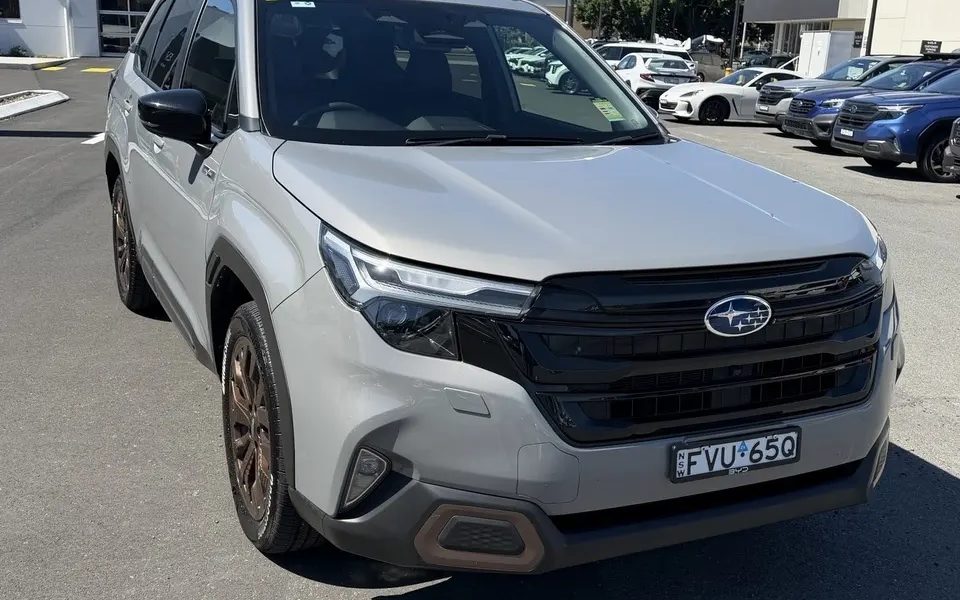 2025 Subaru Forester S6 MY26 Hybrid Sport CVT AWD River Rock Grey 8 Speed Constant Variable Wagon