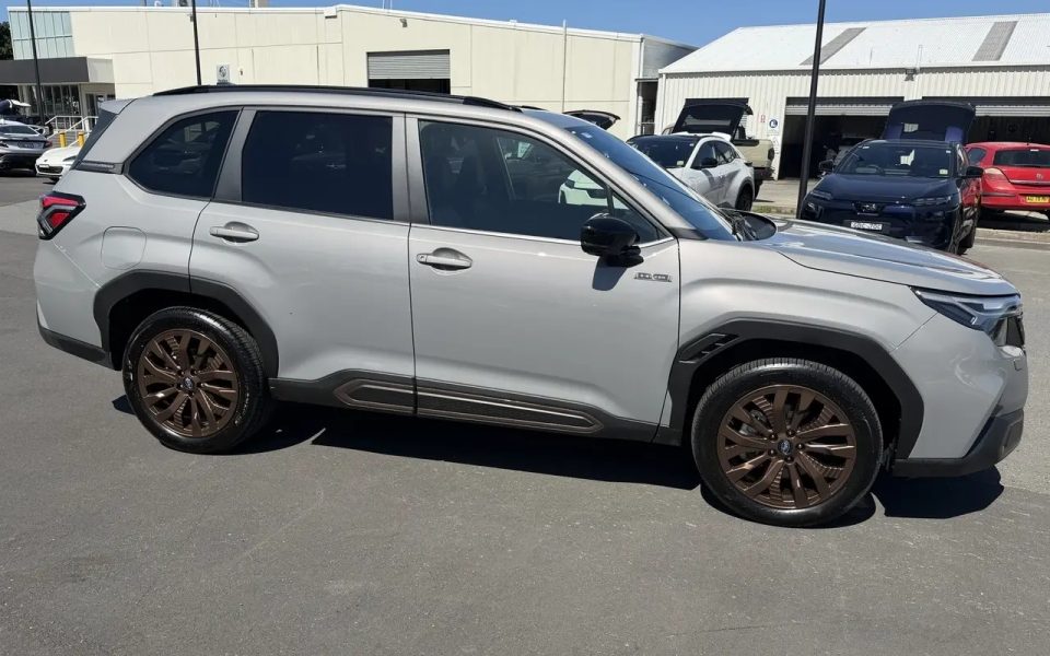 2025 Subaru Forester S6 MY26 Hybrid Sport CVT AWD River Rock Grey 8 Speed Constant Variable Wagon