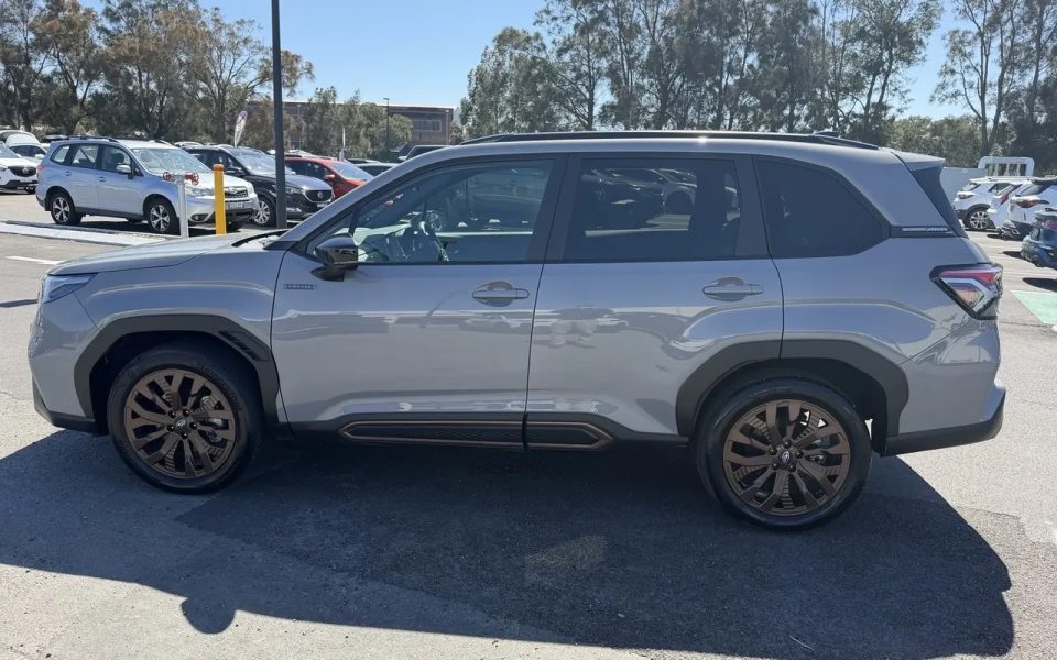 2025 Subaru Forester S6 MY26 Hybrid Sport CVT AWD River Rock Grey 8 Speed Constant Variable Wagon