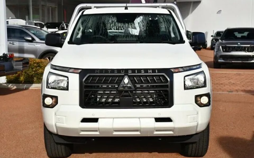 2026 Mitsubishi Triton MV MY25 GLX 4x2 White 6 Speed Sports Automatic Cab Chassis