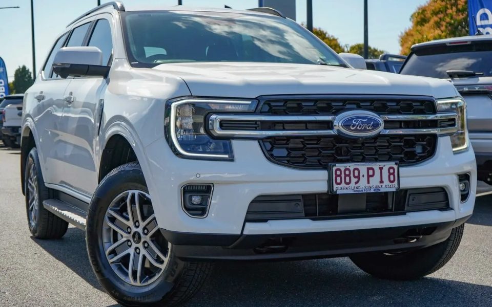 2026 Ford Everest UB 2026.00MY Trend FullTime 4WD DR White 10 Speed Sports Automatic SUV