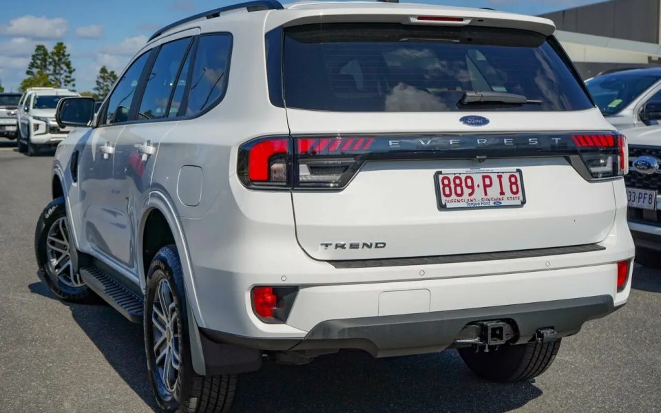 2026 Ford Everest UB 2026.00MY Trend FullTime 4WD DR White 10 Speed Sports Automatic SUV