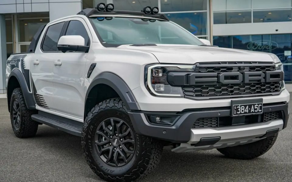 2025 Ford Ranger PY 2026.00MY Raptor FullTime 4WD DR White 10 Speed Sports Automatic Dual Cab