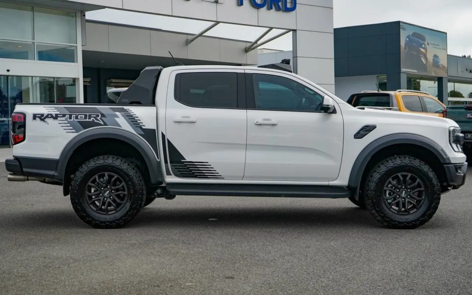 2025 Ford Ranger PY 2026.00MY Raptor FullTime 4WD DR White 10 Speed Sports Automatic Dual Cab