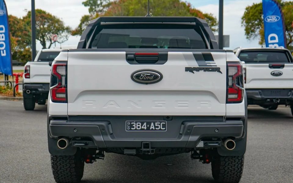 2025 Ford Ranger PY 2026.00MY Raptor FullTime 4WD DR White 10 Speed Sports Automatic Dual Cab