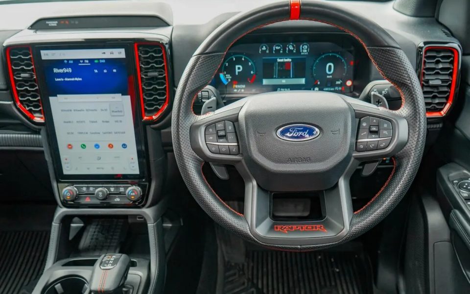 2025 Ford Ranger PY 2026.00MY Raptor FullTime 4WD DR White 10 Speed Sports Automatic Dual Cab