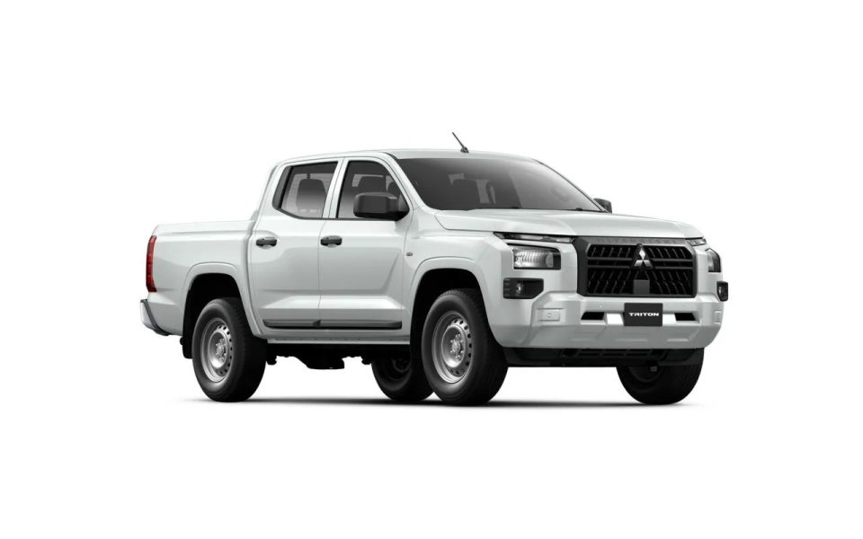 2026 Mitsubishi Triton MV MY25 GLX Pick-up Double Cab 4x2 White 6 Speed Sports Automatic Utility