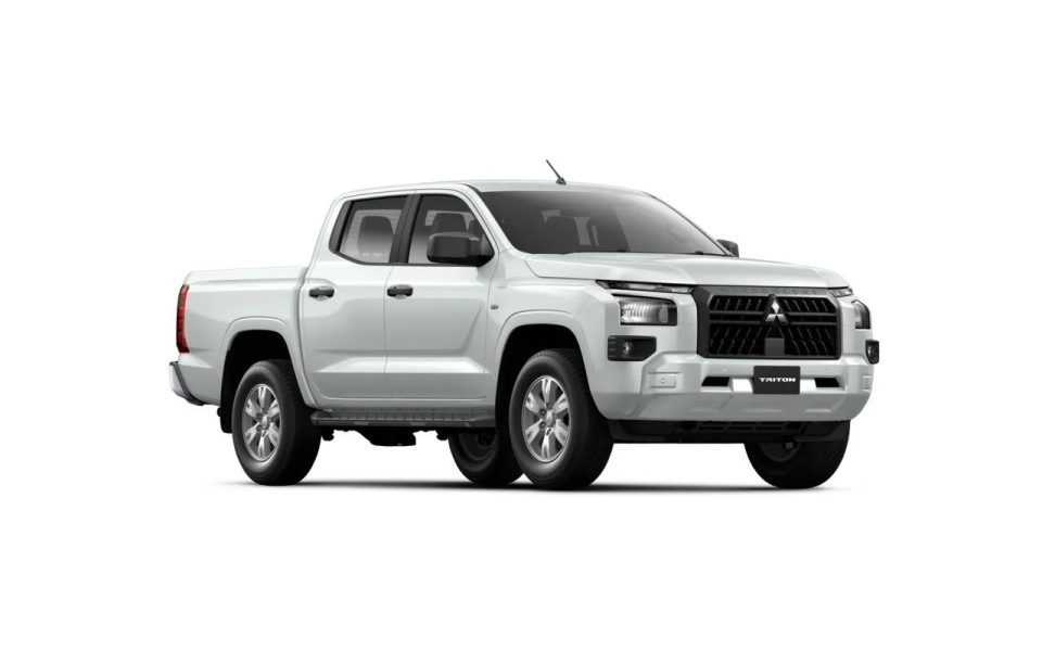 2025 Mitsubishi Triton MV MY25 GLX+ Pick-up Club Cab 4x4 White 6 Speed Sports Automatic Utility