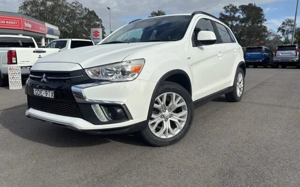 2019 Mitsubishi ASX XC MY19 ES 2WD White 1 Speed Constant Variable Wagon