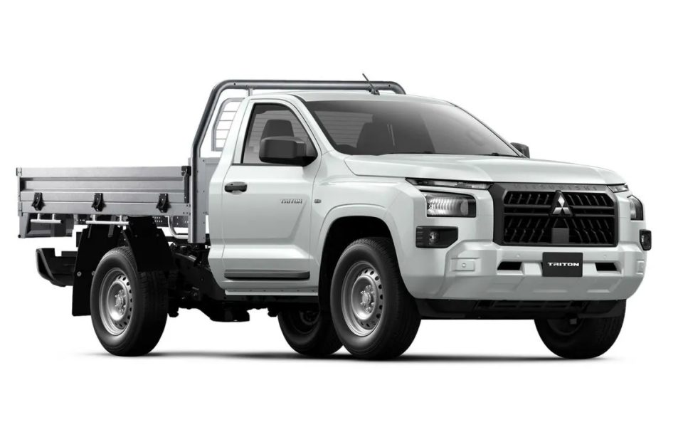 2026 Mitsubishi Triton MV MY25 GLX 4X4 White 6 Speed Sports Automatic Cab Chassis
