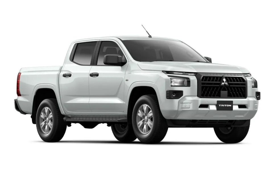 2026 Mitsubishi Triton MV MY25 GLX+ Pick-up Double Cab 4x4 White 6 Speed Sports Automatic Utility
