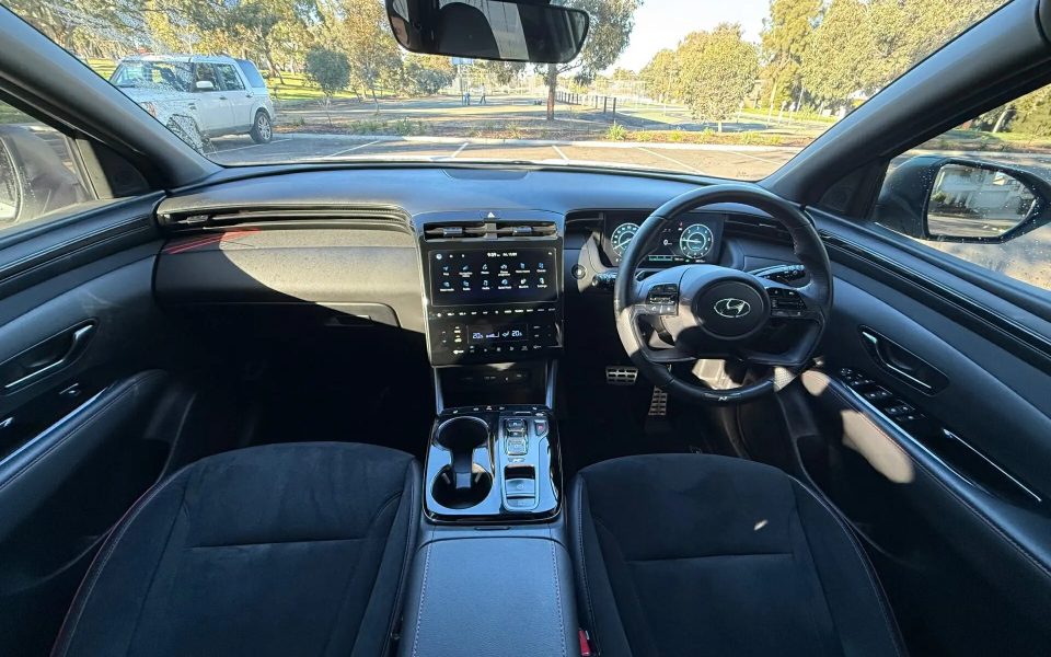 2023 Hyundai Tucson NX4.V2 MY24 Elite AWD N Line White 8 Speed Sports Automatic Wagon