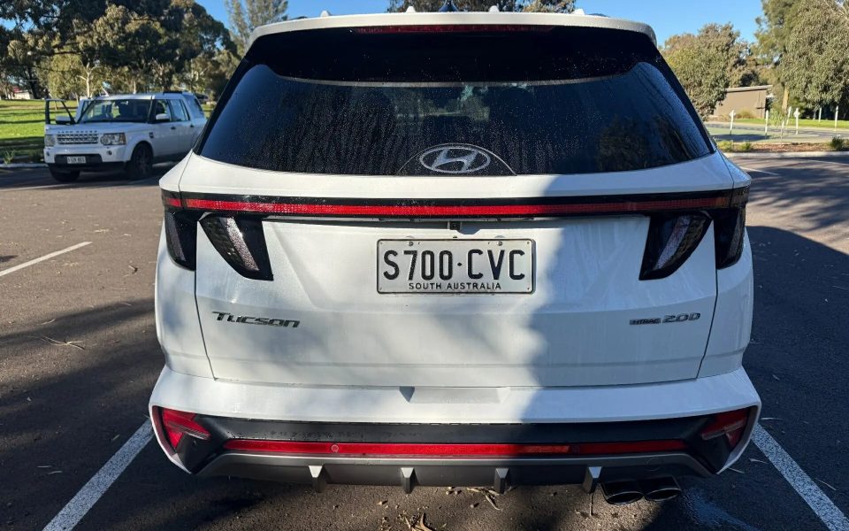 2023 Hyundai Tucson NX4.V2 MY24 Elite AWD N Line White 8 Speed Sports Automatic Wagon