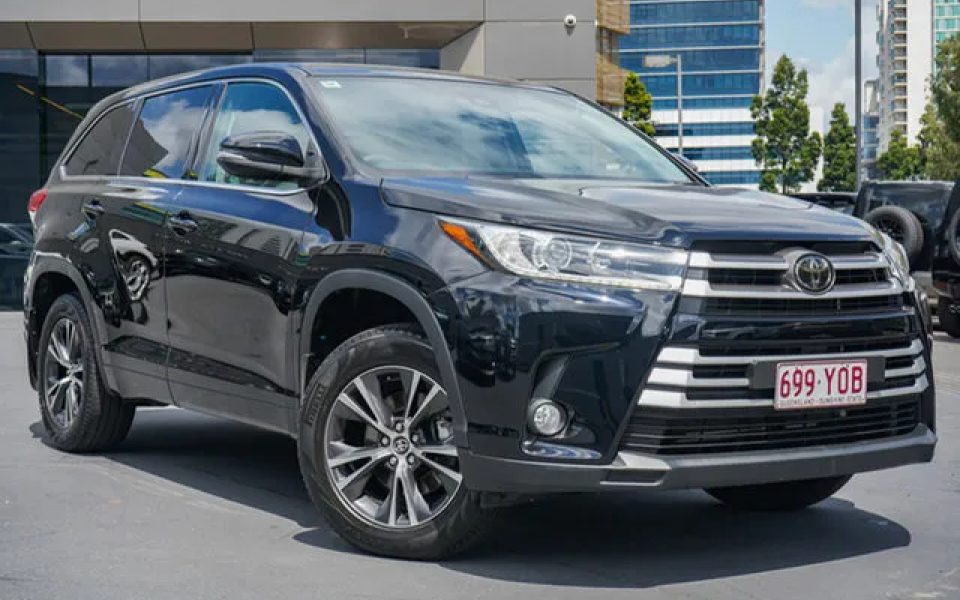 2018 Toyota Kluger GSU55R GX AWD Black 8 Speed Sports Automatic Wagon