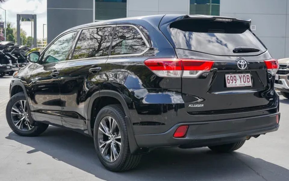 2018 Toyota Kluger GSU55R GX AWD Black 8 Speed Sports Automatic Wagon