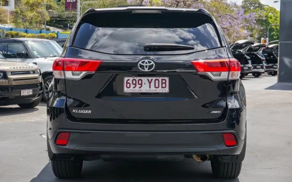 2018 Toyota Kluger GSU55R GX AWD Black 8 Speed Sports Automatic Wagon