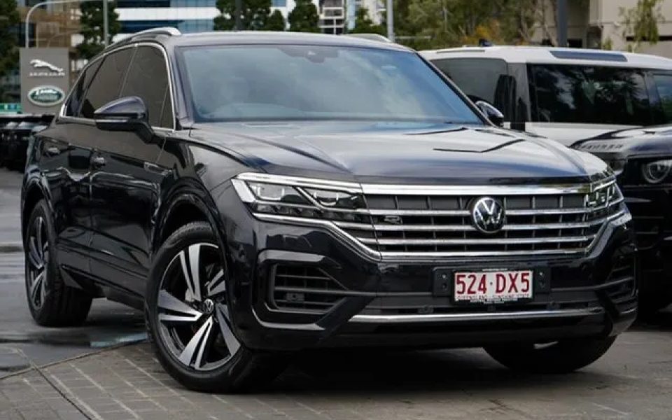 2022 Volkswagen Touareg CR MY22 210TDI Tiptronic 4MOTION R-Line Black 8 Speed Sports Automatic Wagon