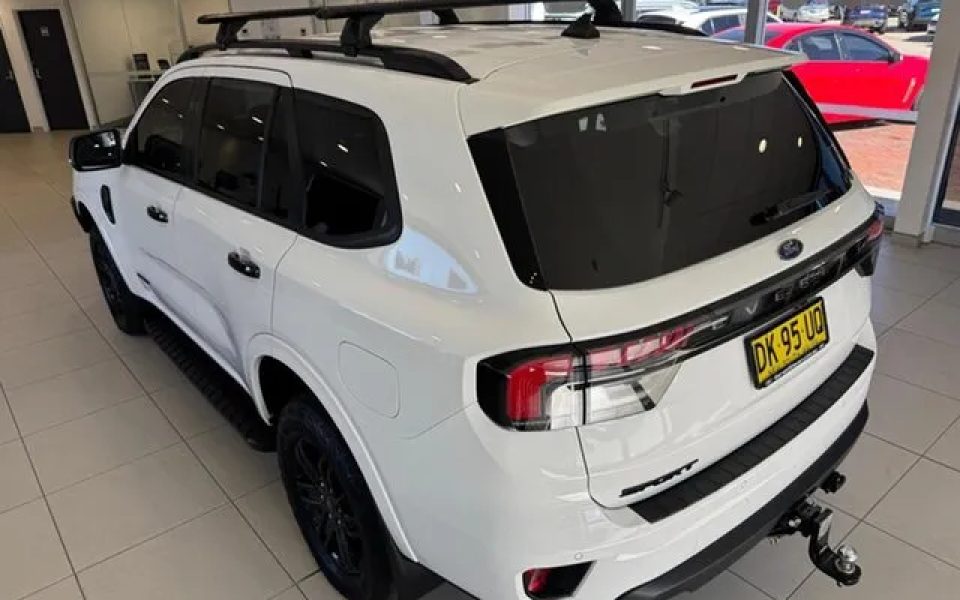 2024 Ford Everest UB 2024.50MY Sport FullTime 4WD DR White 10 Speed Sports Automatic SUV