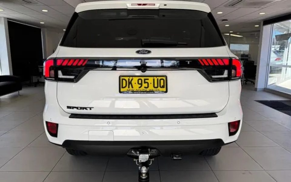 2024 Ford Everest UB 2024.50MY Sport FullTime 4WD DR White 10 Speed Sports Automatic SUV