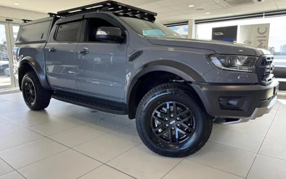 2020 Ford Ranger PX MkIII 2021.25MY Raptor Grey 10 Speed Sports Automatic Dual Cab