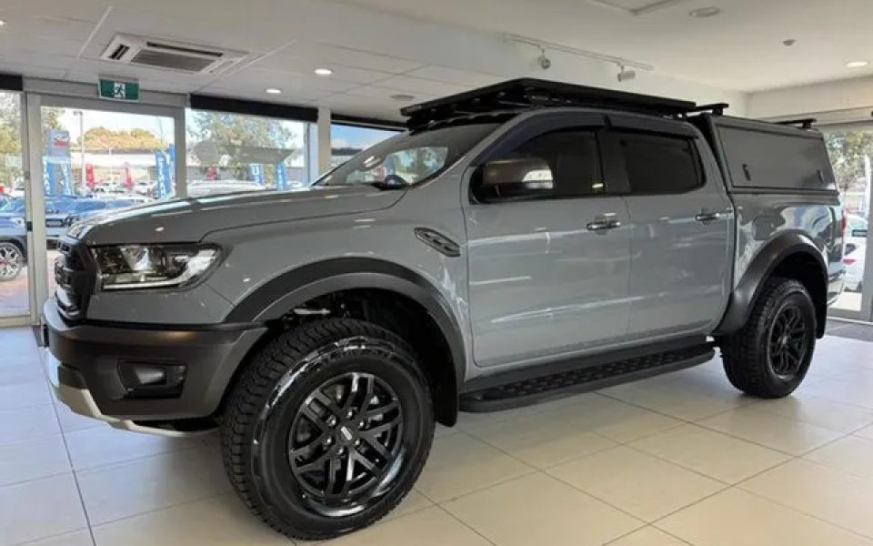2020 Ford Ranger PX MkIII 2021.25MY Raptor Grey 10 Speed Sports Automatic Dual Cab