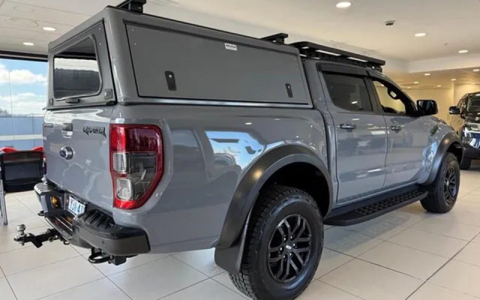 2020 Ford Ranger PX MkIII 2021.25MY Raptor Grey 10 Speed Sports Automatic Dual Cab