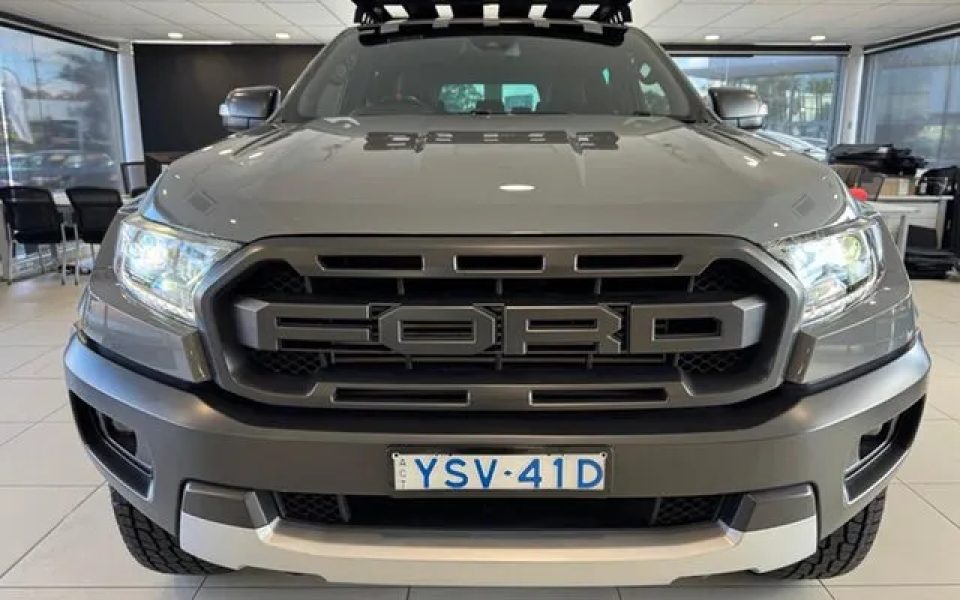 2020 Ford Ranger PX MkIII 2021.25MY Raptor Grey 10 Speed Sports Automatic Dual Cab