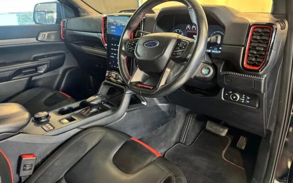 2023 Ford Ranger PY 2022MY Raptor FullTime 4WD DR Black 10 Speed Sports Automatic Dual Cab