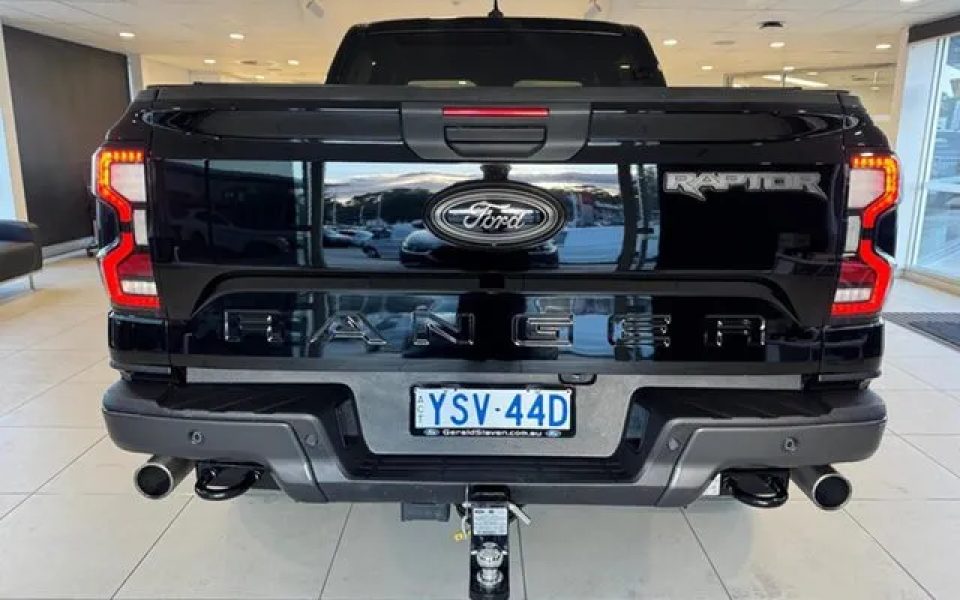 2023 Ford Ranger PY 2022MY Raptor FullTime 4WD DR Black 10 Speed Sports Automatic Dual Cab