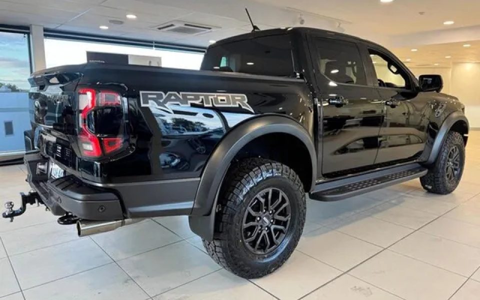 2023 Ford Ranger PY 2022MY Raptor FullTime 4WD DR Black 10 Speed Sports Automatic Dual Cab
