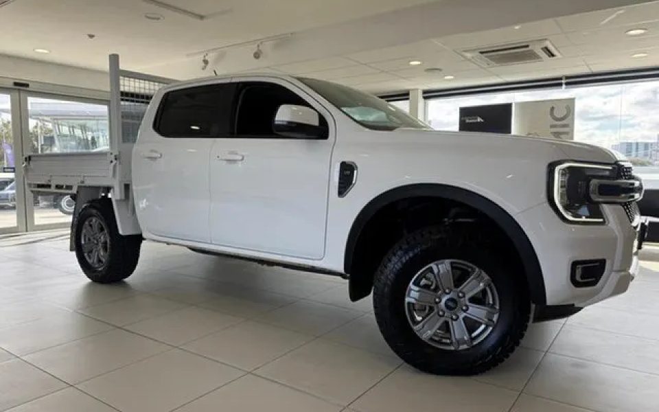 2022 Ford Ranger PY 2022MY XLT Double Cab FullTime 4WD DR White 10 Speed Sports Automatic