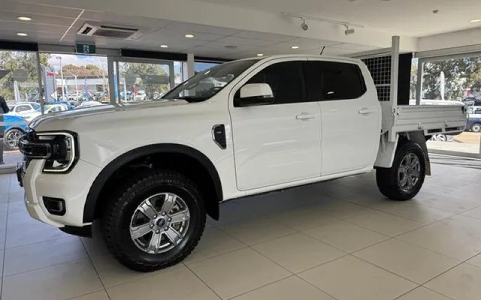 2022 Ford Ranger PY 2022MY XLT Double Cab FullTime 4WD DR White 10 Speed Sports Automatic