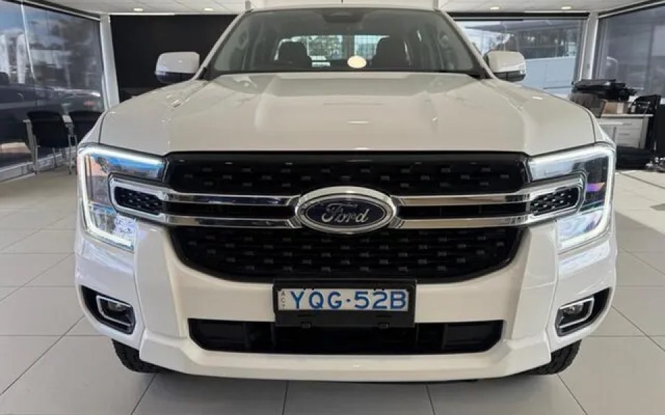 2022 Ford Ranger PY 2022MY XLT Double Cab FullTime 4WD DR White 10 Speed Sports Automatic