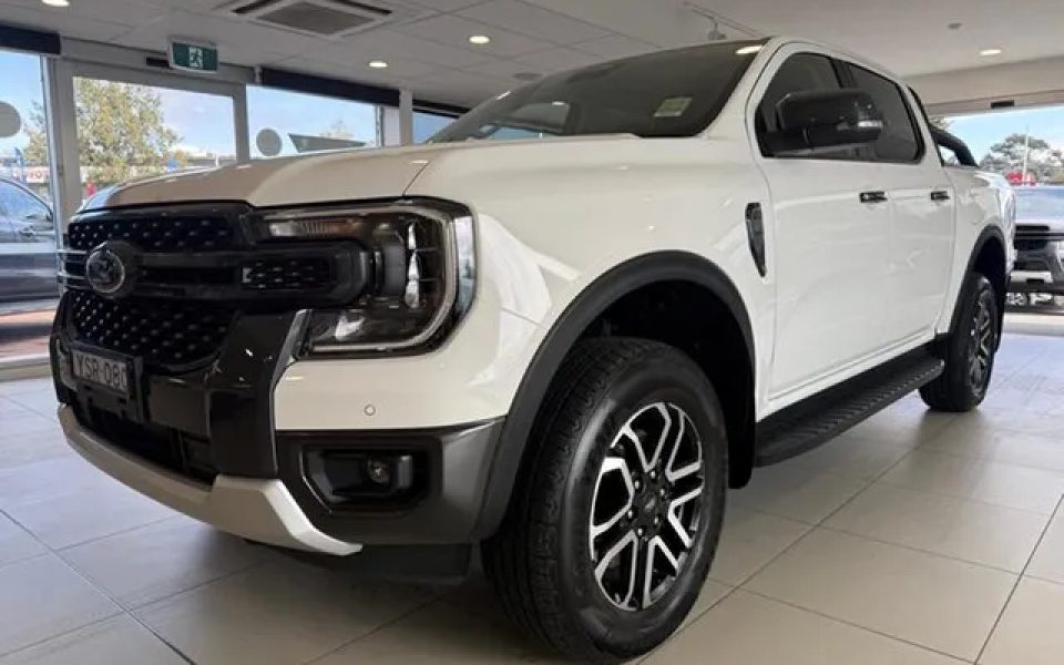 2025 Ford Ranger PY 2026.00MY Sport White 10 Speed Sports Automatic Dual Cab