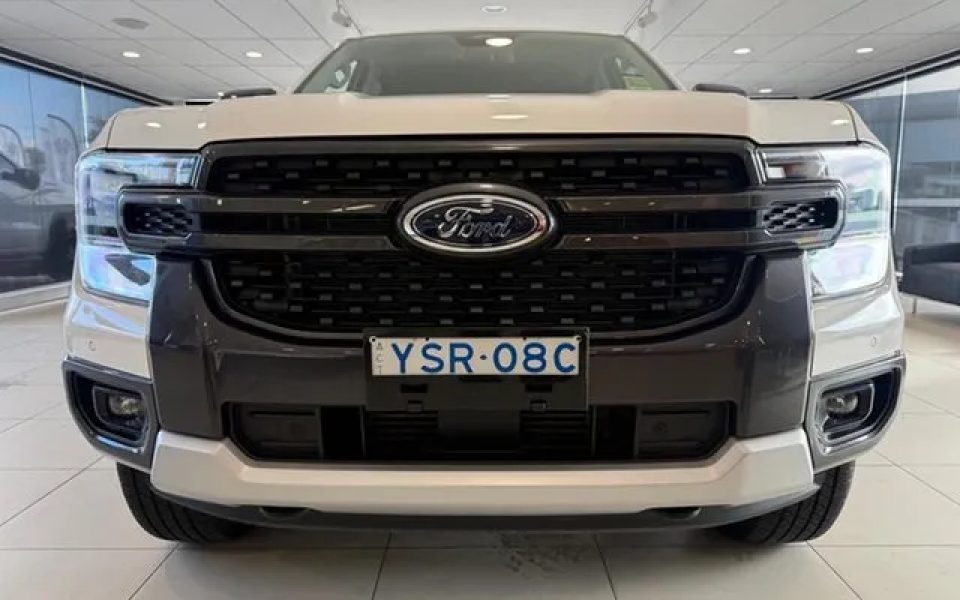 2025 Ford Ranger PY 2026.00MY Sport White 10 Speed Sports Automatic Dual Cab
