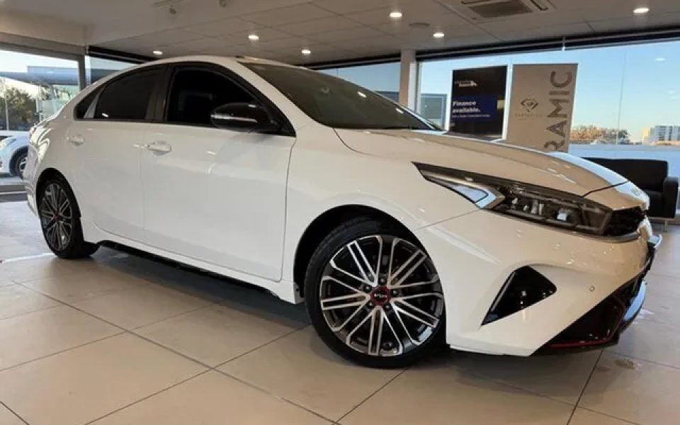 2023 Kia Cerato BD MY24 GT DCT White 7 Speed Sports Automatic Dual Clutch Sedan