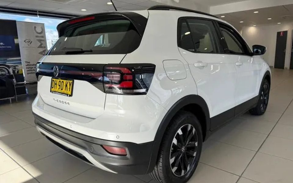 2023 Volkswagen T-Cross C11 MY23 85TSI DSG Life White 7 Speed Sports Automatic Dual Clutch Wagon